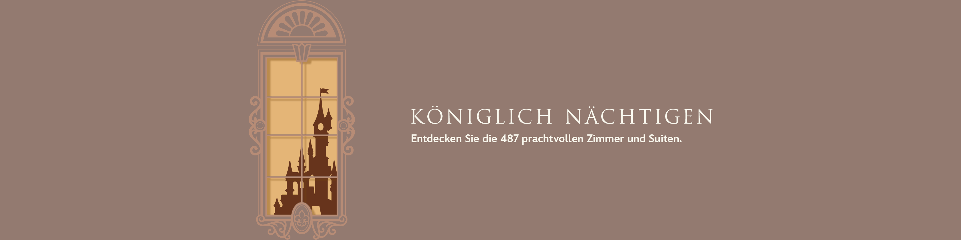 Königlich Nächtigen Entdecken Sie die prachtvollen Zimmer und Suiten.