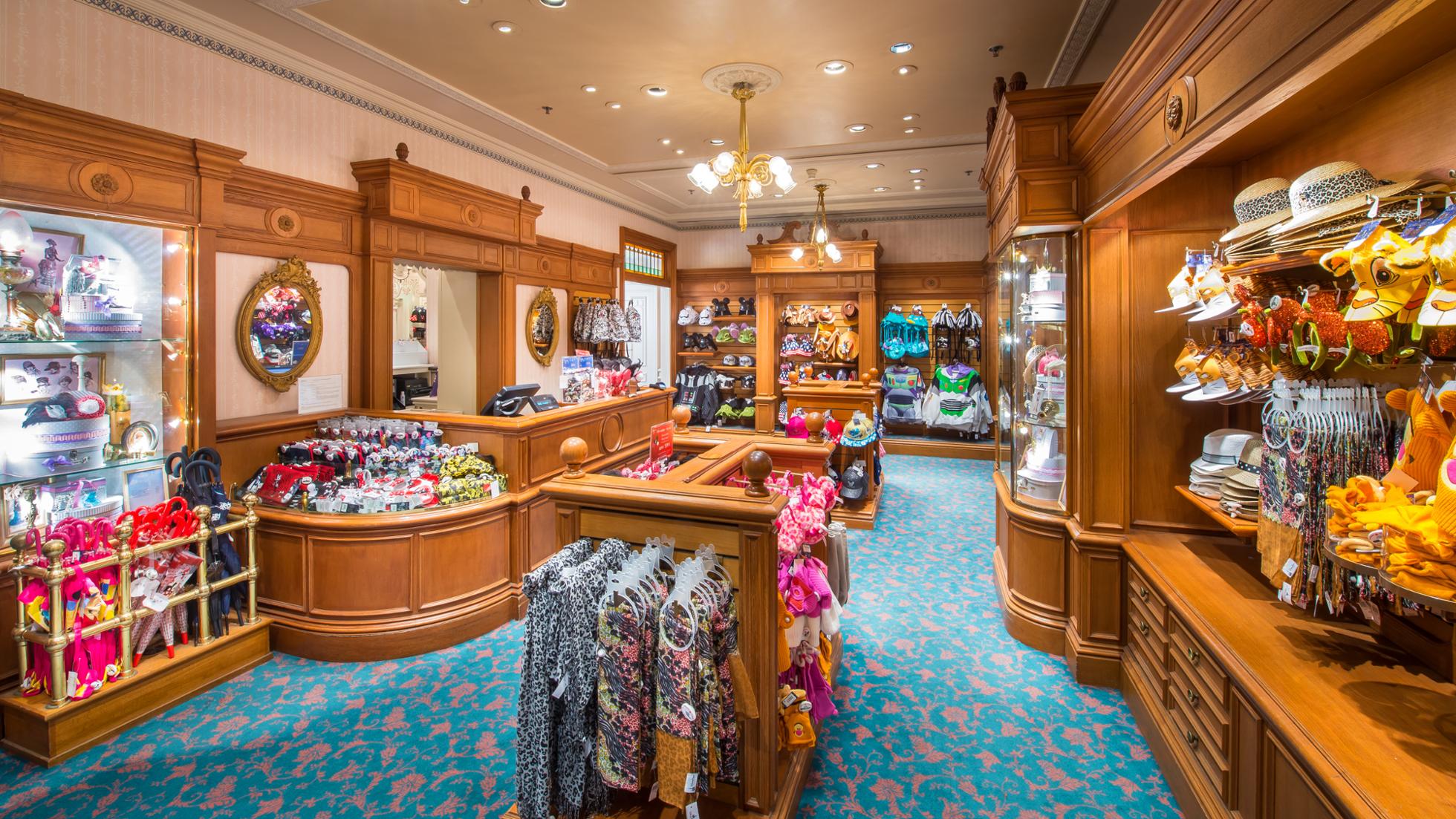 Ribbons and Bows Hat Shop Shop on Main Street, U.S.A. Disneyland Paris
