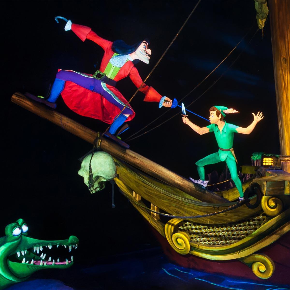 Peter Pan's Flight, Attractions