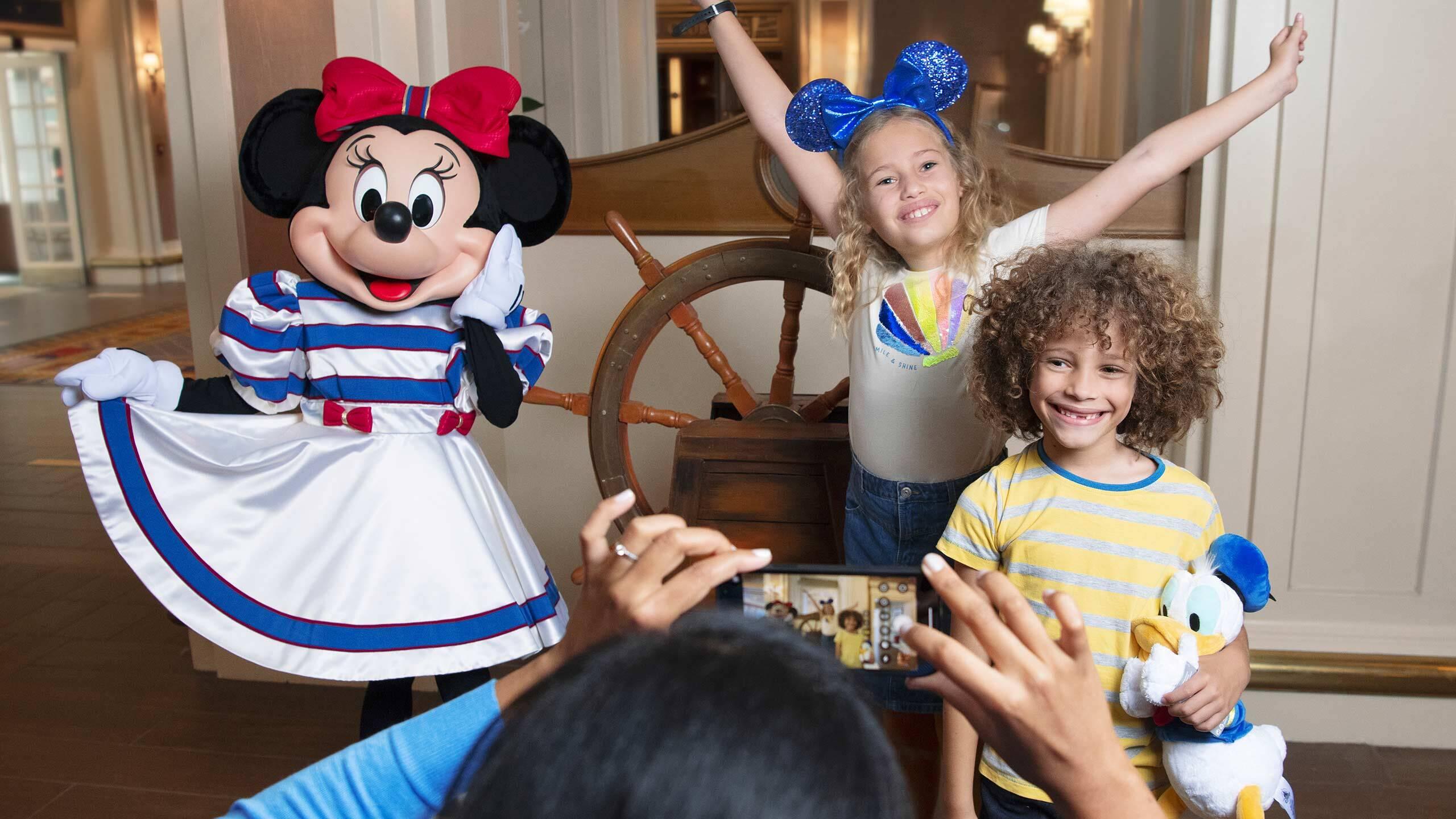Share an unforgettable moment with Disney Characters