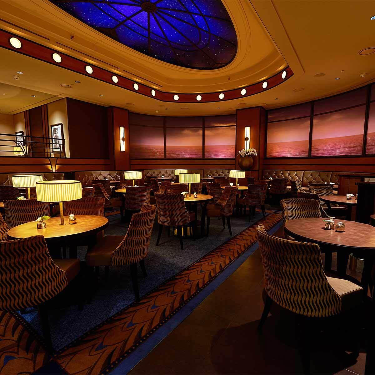 Club Rooms, Suites and Compass Club Lounge fit for the captain