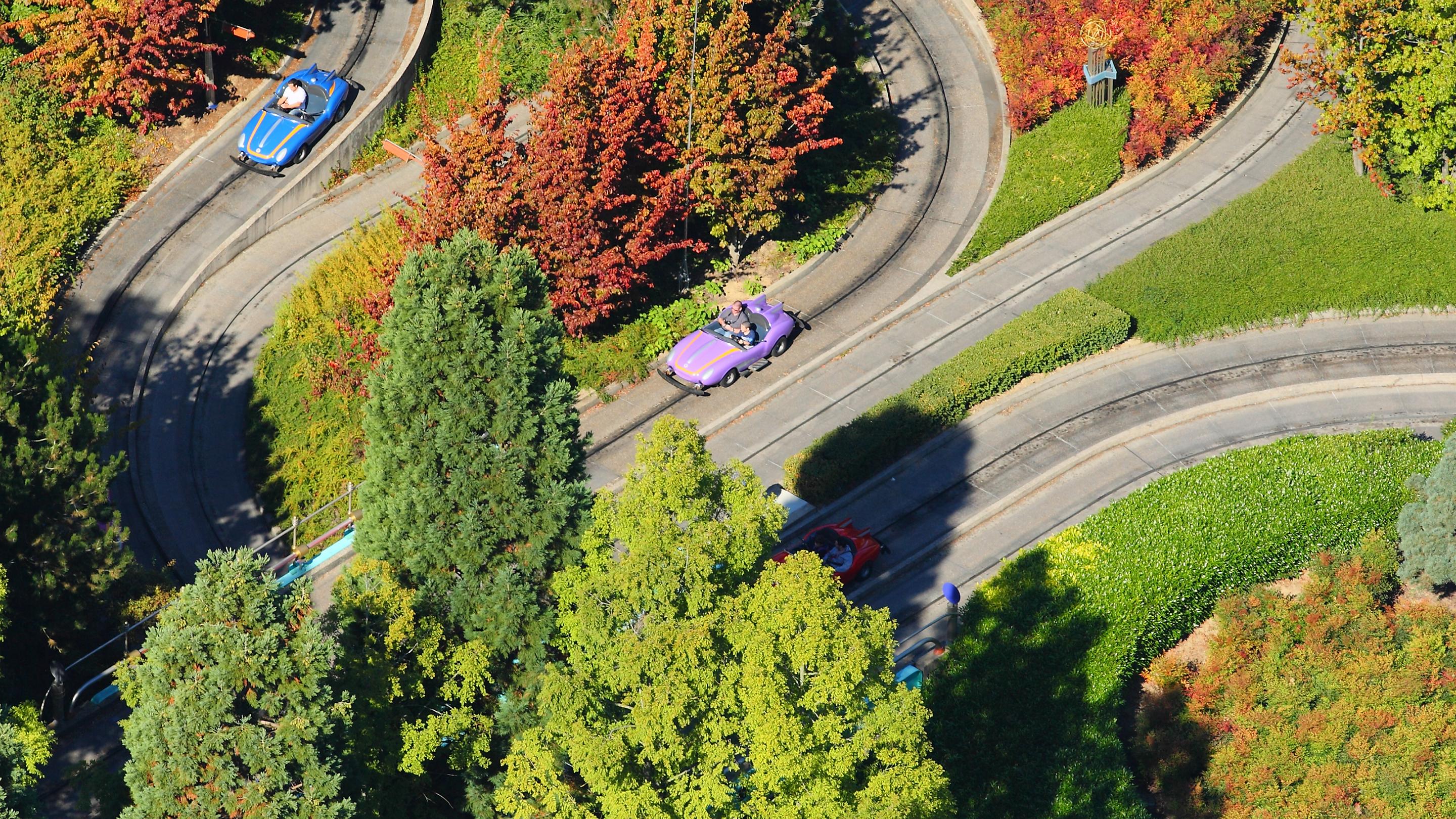 Autopia Layout Autopia | Disneyland Paris