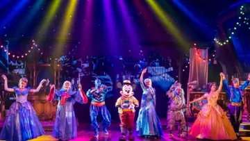 Jouet Elsa tourne et lumineux Disneyland Paris Disney Lumifete La