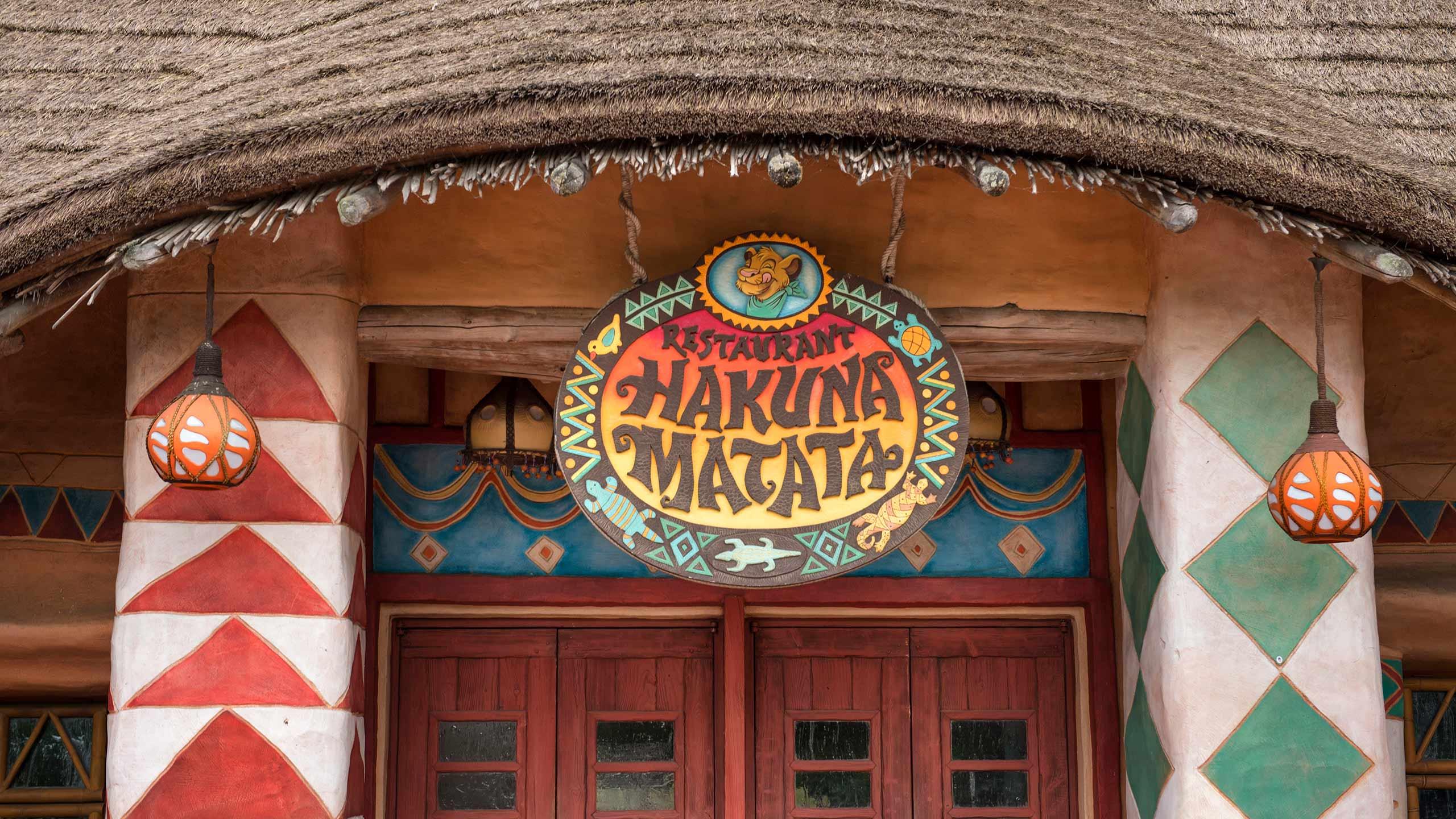 Restaurant Hakuna Matata Bookings and menu Disneyland Paris