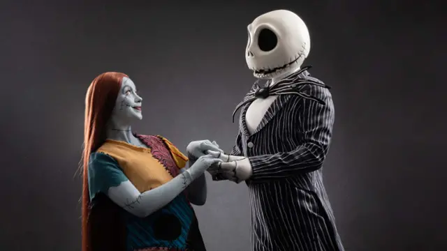 Meet Jack Skellington and Sally (from Tim Burton’s The Nightmare Before Christmas ©Disney)