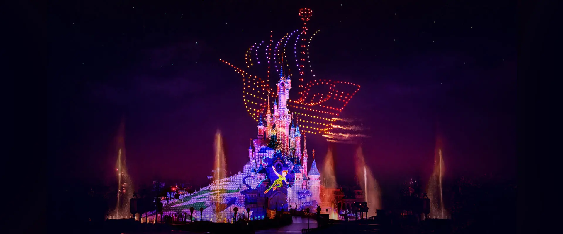 Disney Electrical Sky Parade le spectacle nocturne de drones