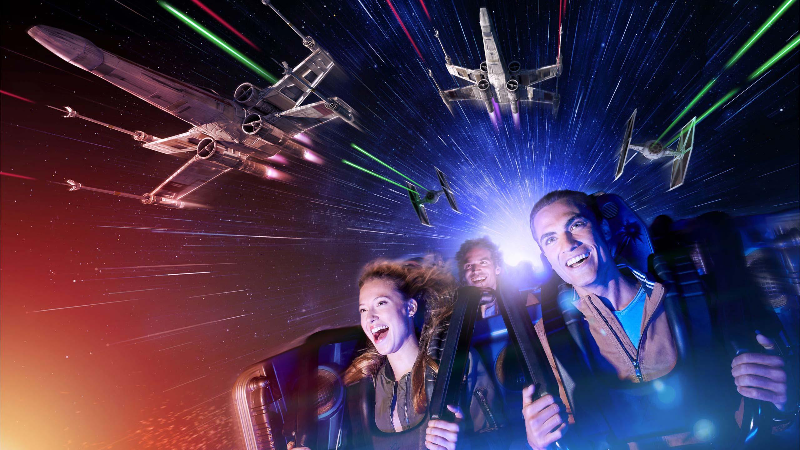 Hyperspace Mountain Mission 2 Attraction Star Wars Disneyland Paris