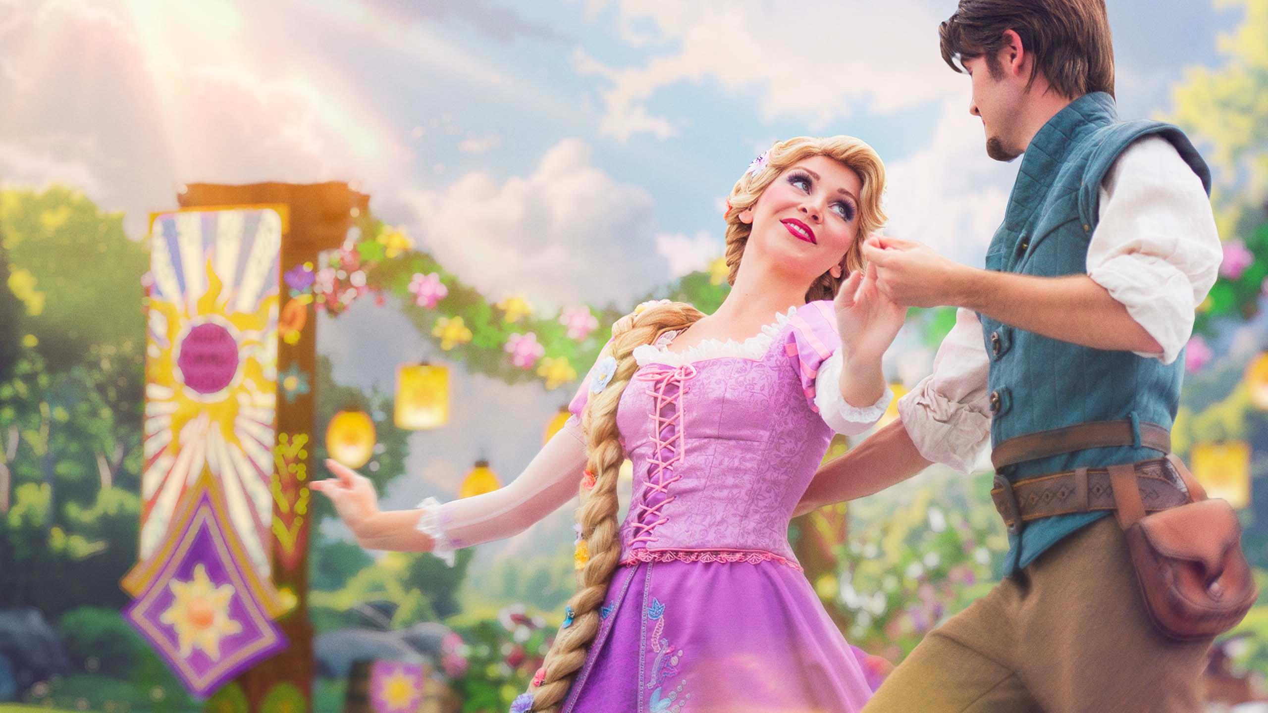 Musical Meet-up with Rapunzel and Flynn